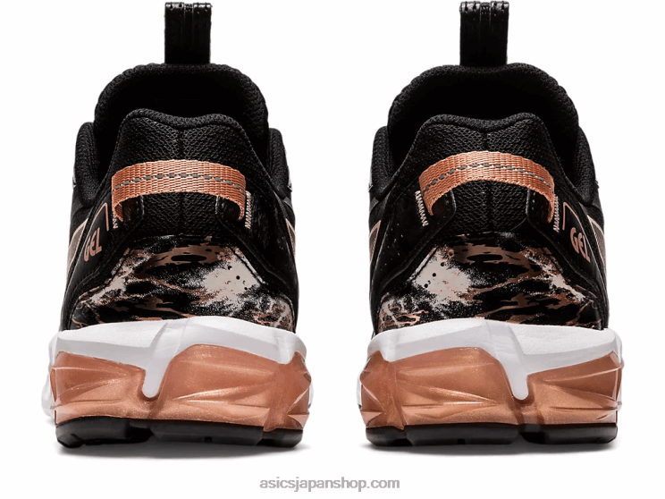 ゲル量子90 L20V2854Asics ブラック/ローズゴールド