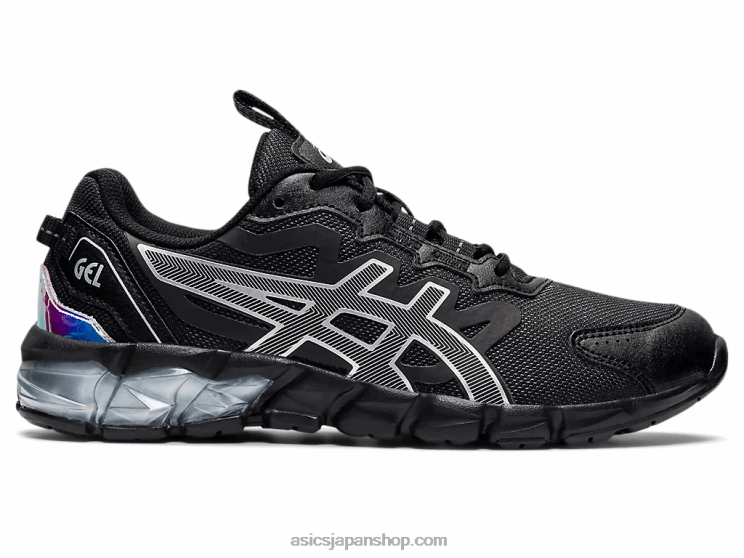 ゲル量子90 L20V3258Asics ブラック/ピュアシルバー
