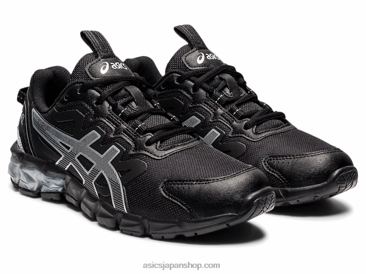 ゲル量子90 L20V3258Asics ブラック/ピュアシルバー