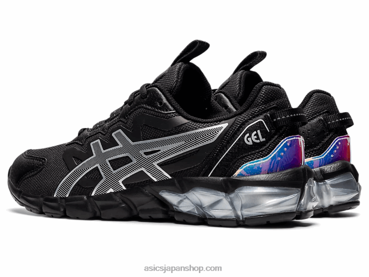 ゲル量子90 L20V3258Asics ブラック/ピュアシルバー