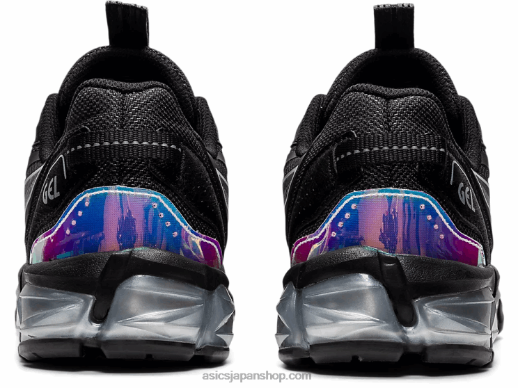 ゲル量子90 L20V3258Asics ブラック/ピュアシルバー
