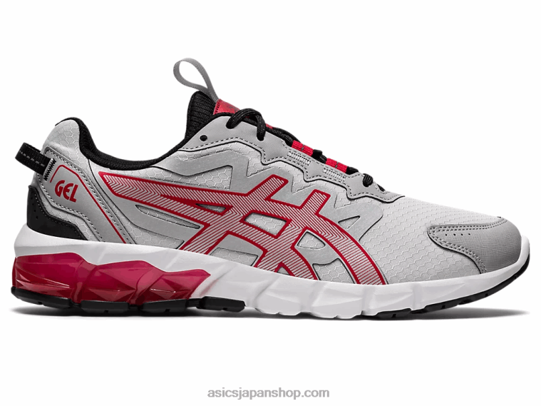 ゲル量子90 L20V672 Asicsグレイシャーグレー/クラシックレッド