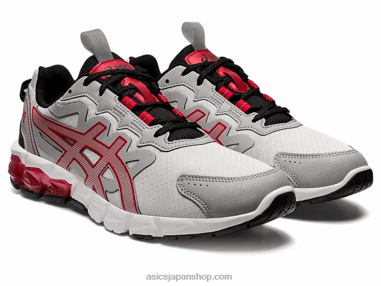 ゲル量子90 L20V672 Asicsグレイシャーグレー/クラシックレッド