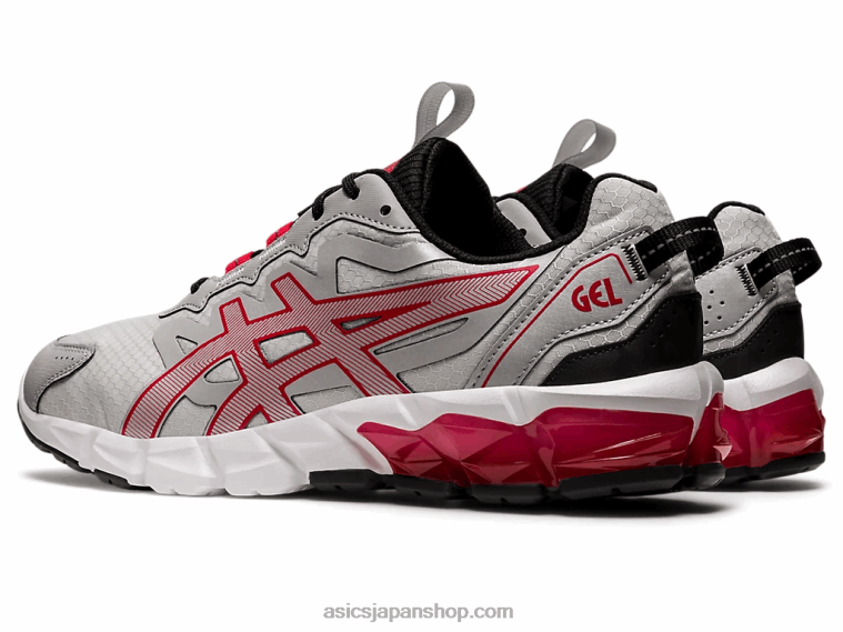 ゲル量子90 L20V672 Asicsグレイシャーグレー/クラシックレッド