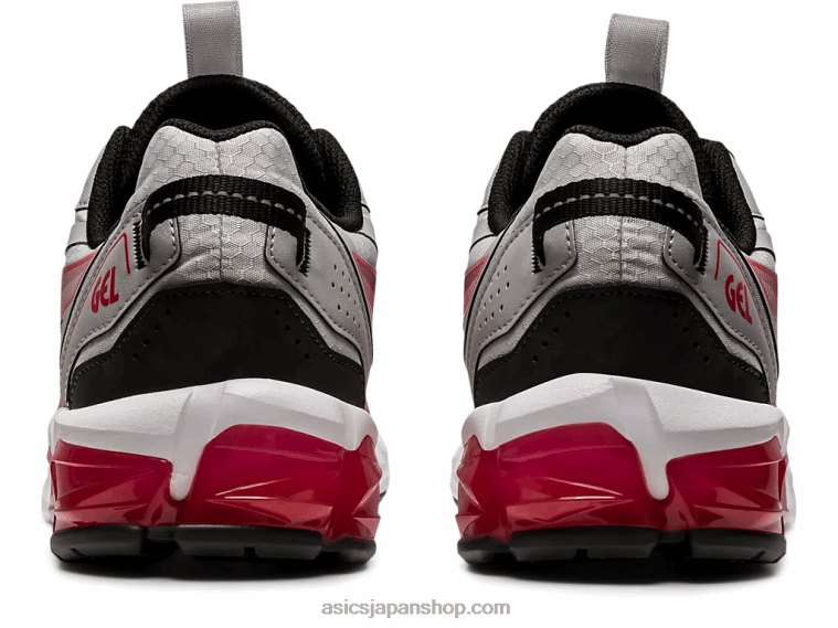 ゲル量子90 L20V672 Asicsグレイシャーグレー/クラシックレッド