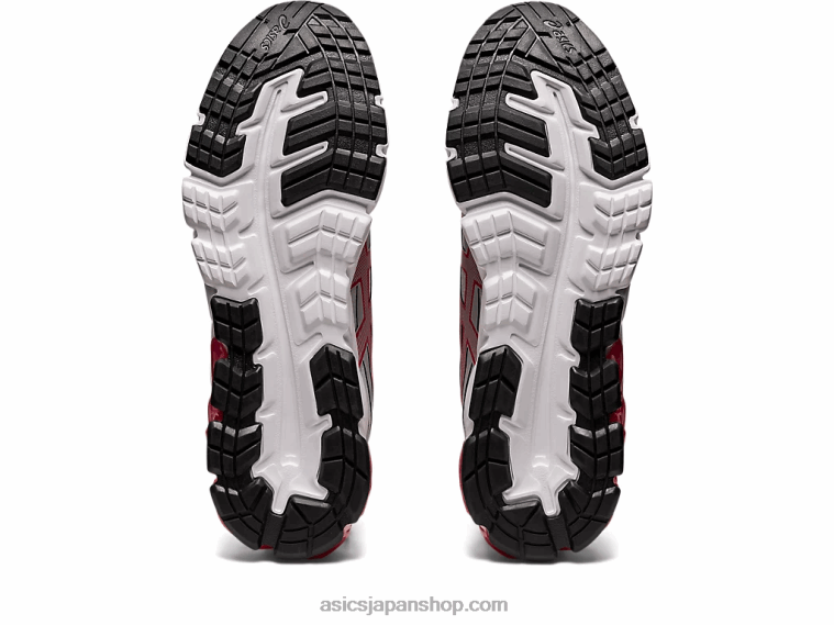 ゲル量子90 L20V672 Asicsグレイシャーグレー/クラシックレッド