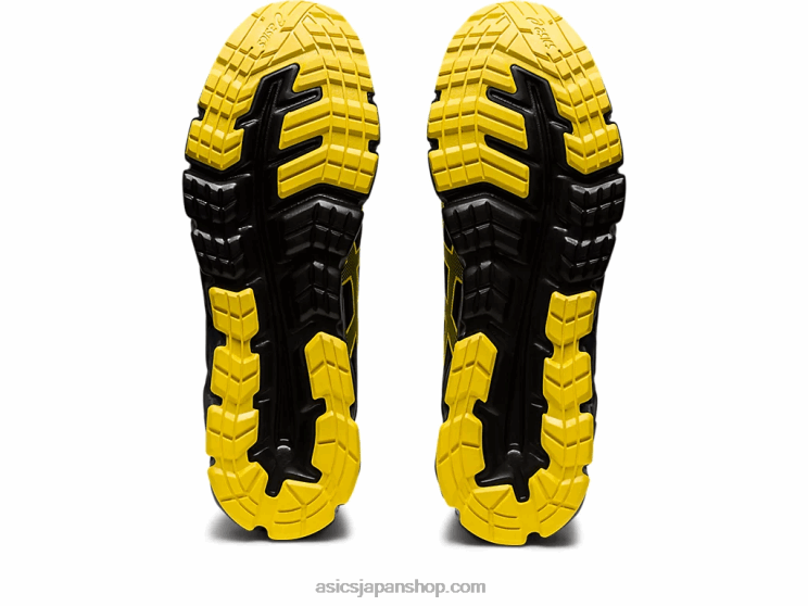 ゲル量子90 L20V785Asics ブラック/ビビットイエロー