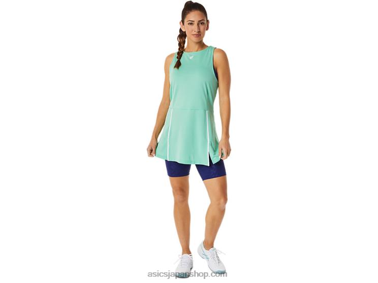 女性の新しいストロング 92 ドレス L20V3062Asics 海の泡