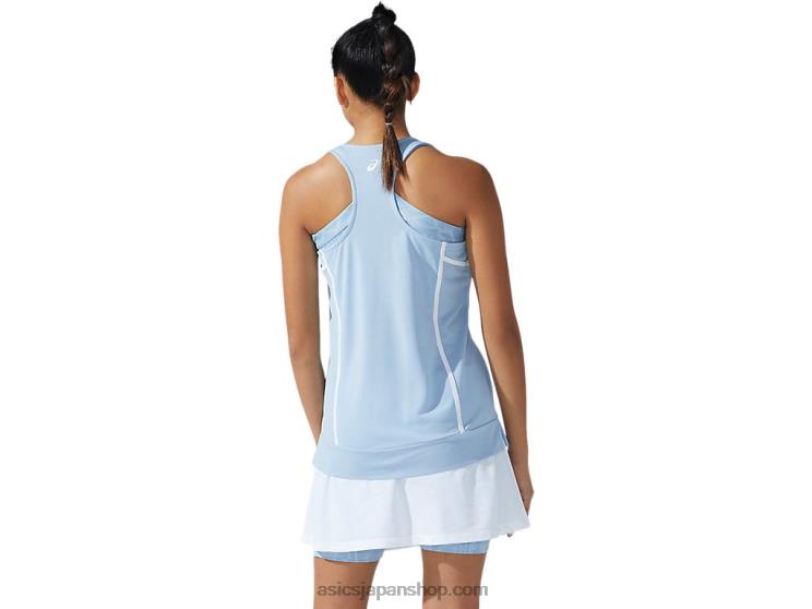 女性用の新しいストロング 92 タンク L20V3767Asics ミスト/ブリリアントホワイト