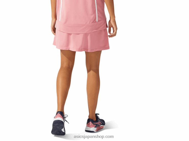 女性の新しいストロング 92 スコート L20V3833Asics スモーキーローズ/ディープマーズプリント