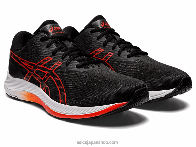 ゲルエキサイト9 L20V1031Asics ブラック/チェリートマト