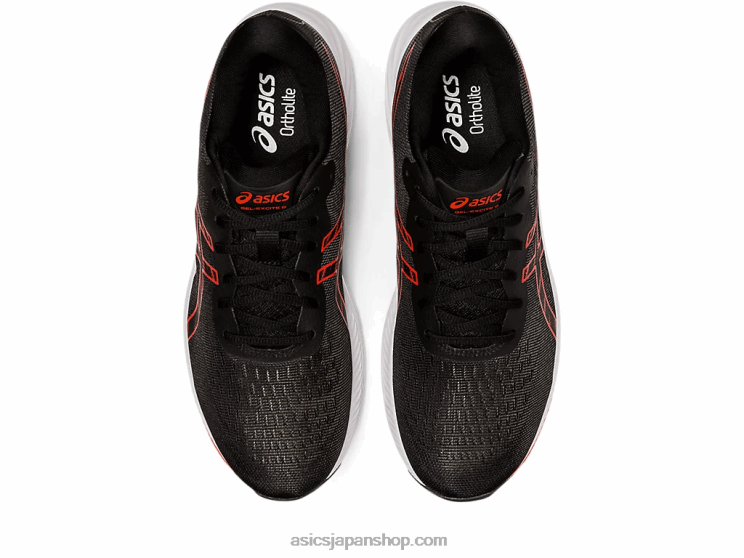 ゲルエキサイト9 L20V1031Asics ブラック/チェリートマト