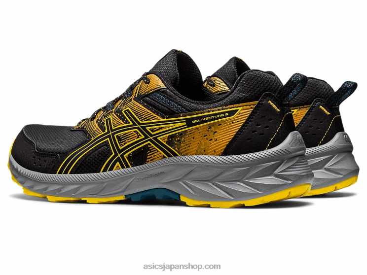 ジェルベンチャー 9 L20V103Asics ブラック/ゴールデンイエロー