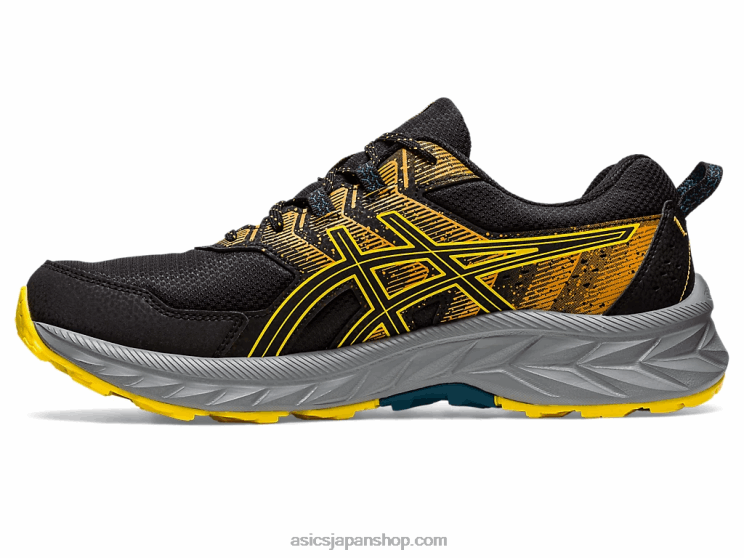 ジェルベンチャー 9 L20V103Asics ブラック/ゴールデンイエロー