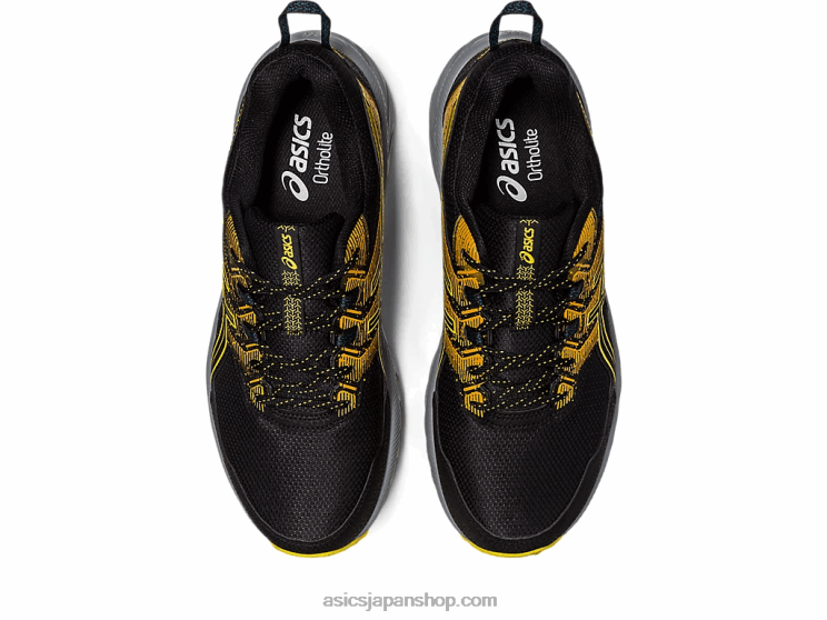 ジェルベンチャー 9 L20V103Asics ブラック/ゴールデンイエロー
