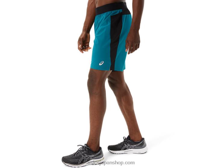 メンズ 9インチ ミキサー ショートパンツ L20V1052Asics ベルベットパイン/パフォーマンスブラック