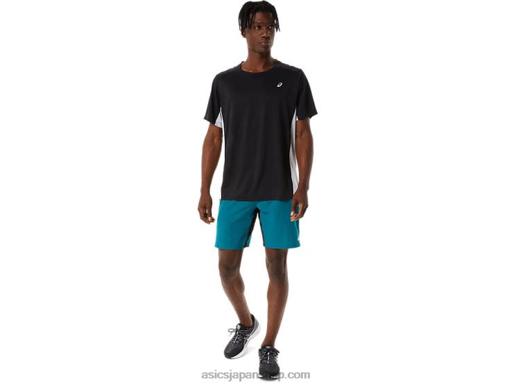 メンズ 9インチ ミキサー ショートパンツ L20V1052Asics ベルベットパイン/パフォーマンスブラック