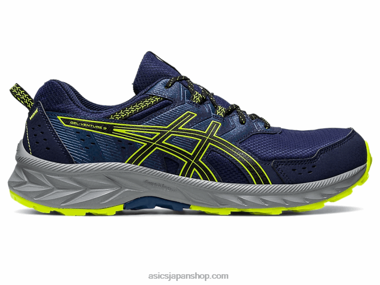 ジェルベンチャー 9 L20V107Asics ピーコート/セーフティイエロー