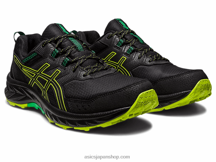 ジェルベンチャー 9 L20V111Asics ブラック/ライムの皮