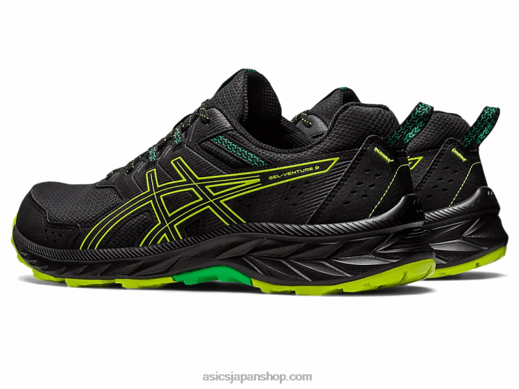 ジェルベンチャー 9 L20V111Asics ブラック/ライムの皮