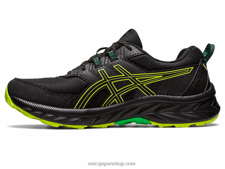 ジェルベンチャー 9 L20V111Asics ブラック/ライムの皮