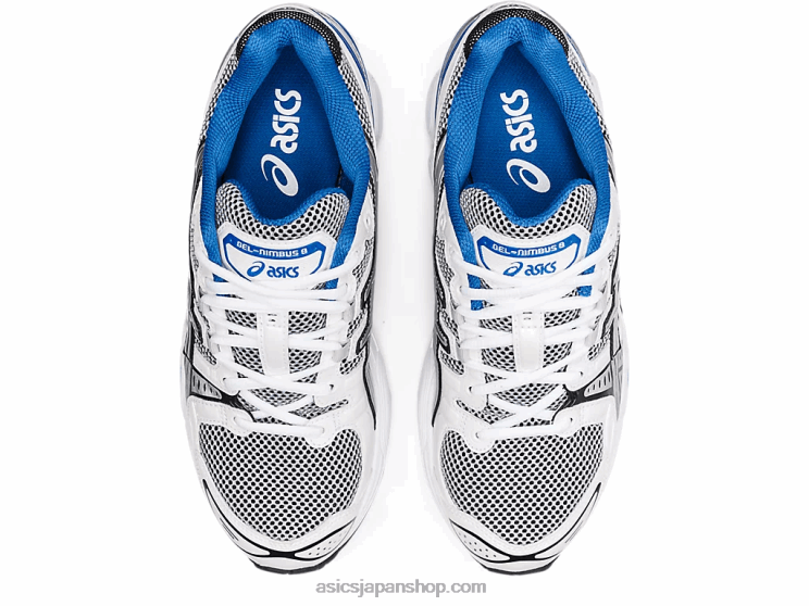 ゲルニンバス 9 L20V1225Asics ホワイト/レイクドライブ