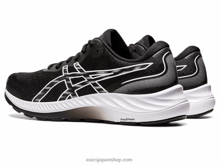 ゲルエキサイト9 L20V1306Asics 黒、白