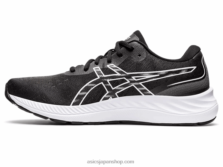 ゲルエキサイト9 L20V1306Asics 黒、白