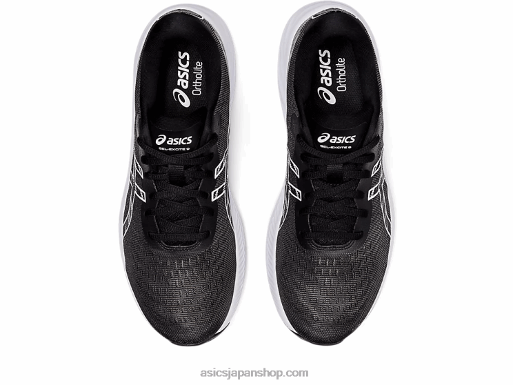 ゲルエキサイト9 L20V1306Asics 黒、白