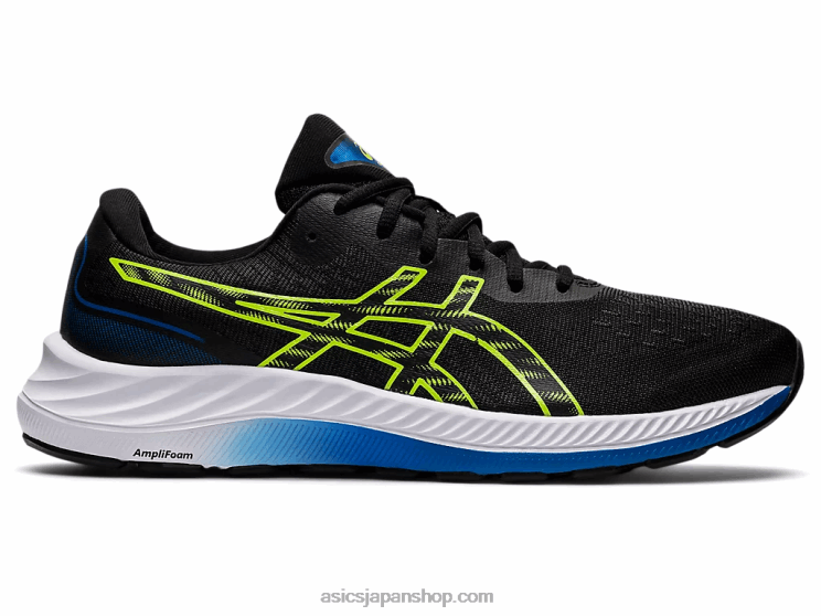 ゲルエキサイト9 L20V1319Asics ブラック/ハザードグリーン