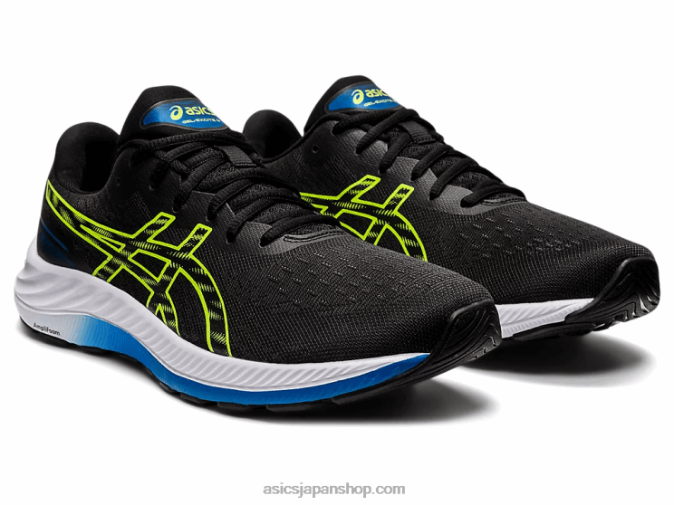 ゲルエキサイト9 L20V1319Asics ブラック/ハザードグリーン