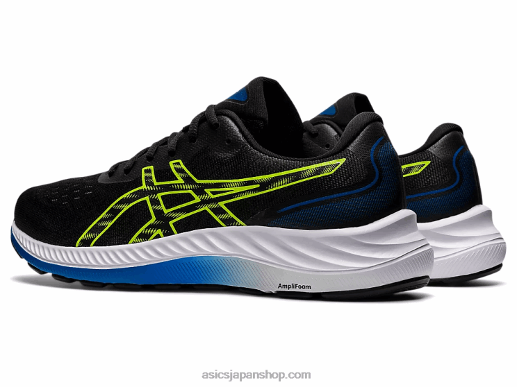 ゲルエキサイト9 L20V1319Asics ブラック/ハザードグリーン