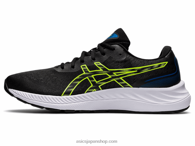 ゲルエキサイト9 L20V1319Asics ブラック/ハザードグリーン