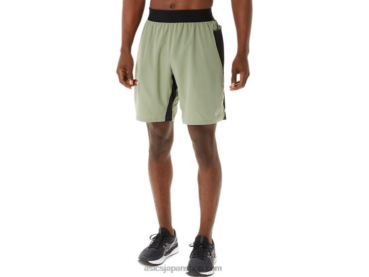 メンズ 9インチ ミキサー ショートパンツ L20V1408Asics ライケングリーン/パフォーマンスブラック