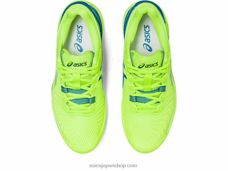 ゲル解像度 9 L20V2170Asics ハザードグリーン/リボーンブルー