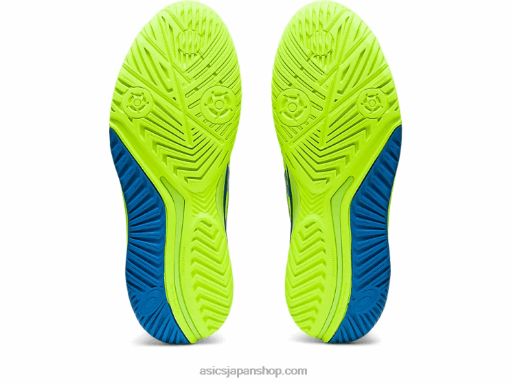 ゲル解像度 9 L20V2170Asics ハザードグリーン/リボーンブルー