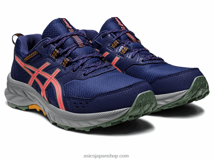 ゲルベンチャー9ワイド L20V2205Asics インディゴブルー/パパイヤ