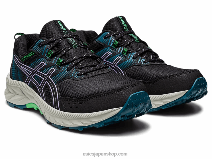 ジェルベンチャー 9 L20V2212Asics ブラック/デジタルバイオレット
