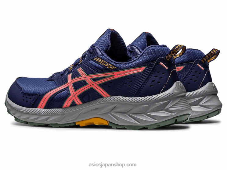 ジェルベンチャー 9 L20V2213Asics インディゴブルー/パパイヤ