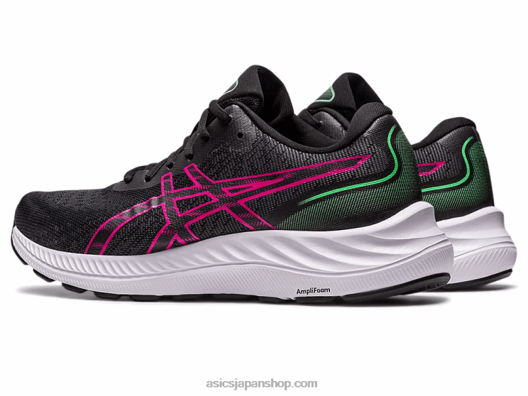 ゲルエキサイト9 L20V2278Asics ブラック/ピンクレイブ