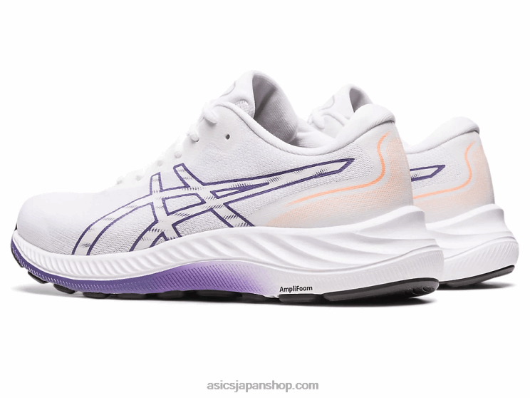 ゲルエキサイト9 L20V2392Asics ホワイト/ダスティパープル
