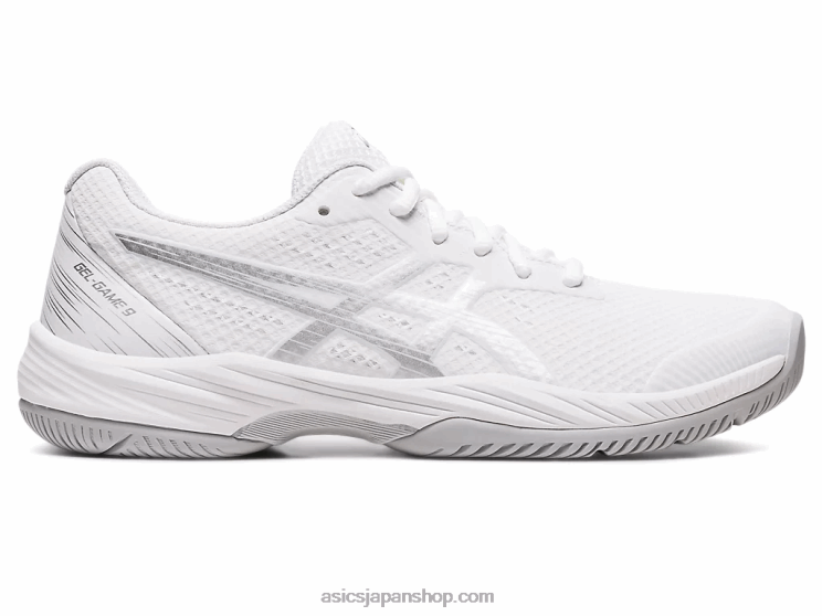 ゲルゲーム9 L20V2417Asics ホワイト/ピュアシルバー