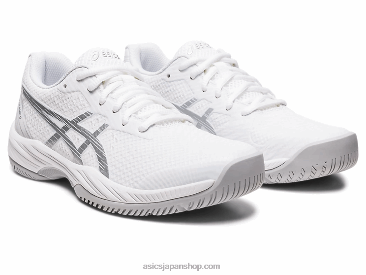 ゲルゲーム9 L20V2417Asics ホワイト/ピュアシルバー