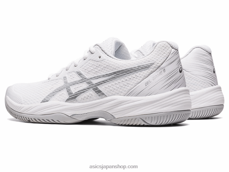 ゲルゲーム9 L20V2417Asics ホワイト/ピュアシルバー