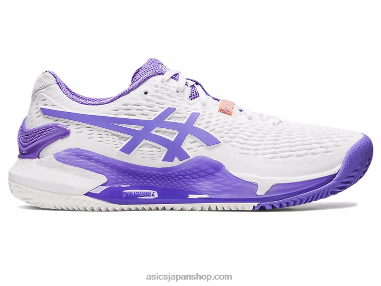 ゲル解像度 9 クレイ L20V2452 Asicsホワイト/アメジスト