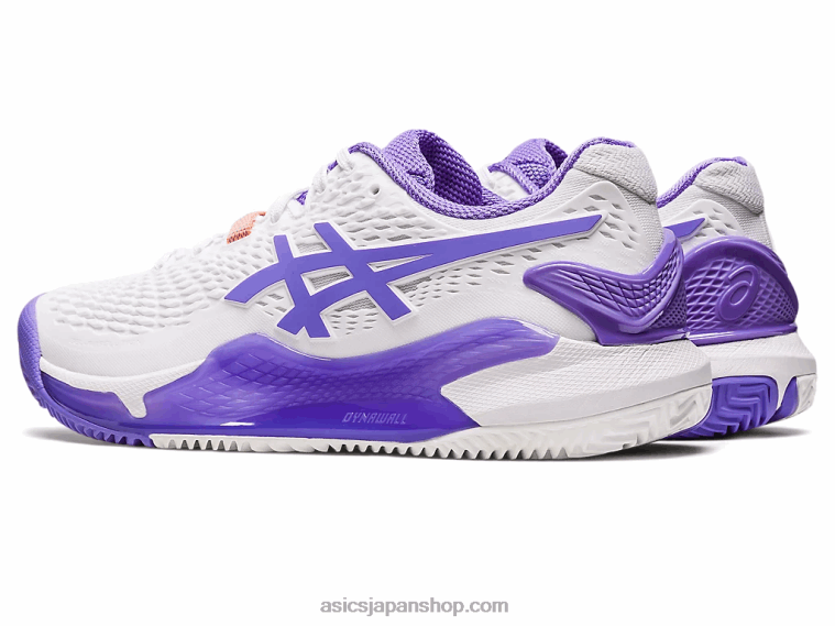 ゲル解像度 9 クレイ L20V2452 Asicsホワイト/アメジスト
