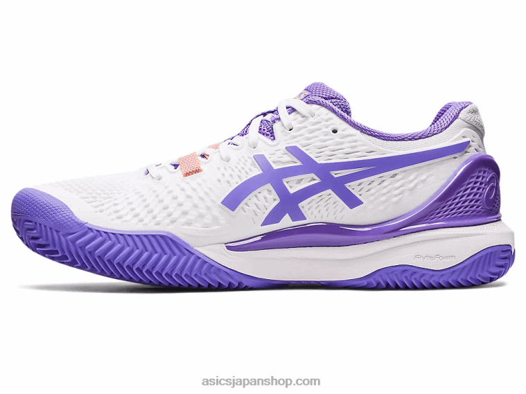 ゲル解像度 9 クレイ L20V2452 Asicsホワイト/アメジスト