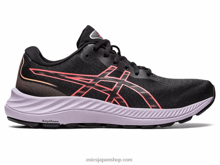 ゲルエキサイト9 L20V2458Asics ブラック/パパイヤ