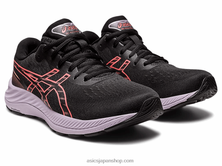 ゲルエキサイト9 L20V2458Asics ブラック/パパイヤ