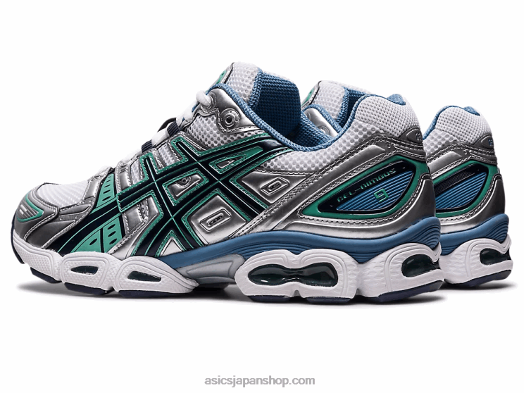 ゲルニンバス 9 L20V266Asics ホワイト/ピュアシルバー